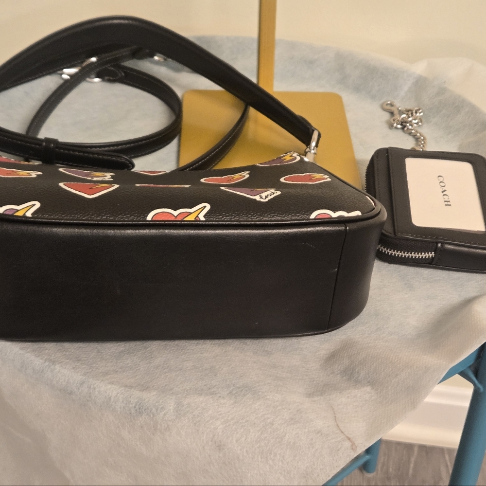 Coach Terri Bag and Wallet Set, Hearts, Has Both Straps-missing Hangtag - Picture 10 of 16